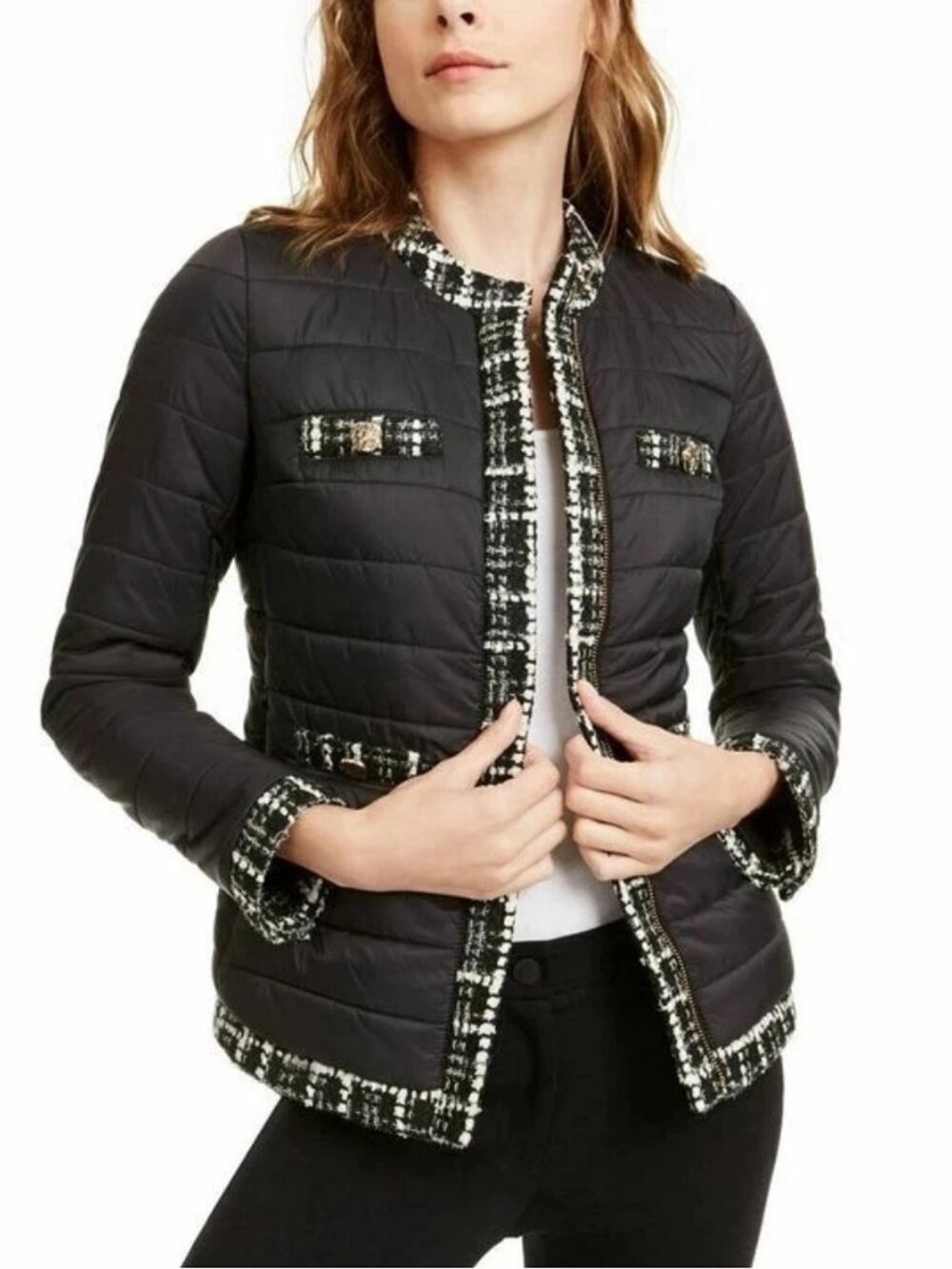 ANNE KLEIN puffer coat medium